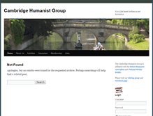 Tablet Screenshot of cambridge.humanist.org.uk