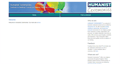 Desktop Screenshot of humanist.org.uk